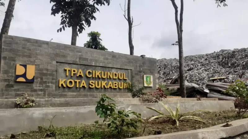 TPA Cikundul, di Kecamatan Lembursitu, Kota Sukabumi. Foto: Istimewa