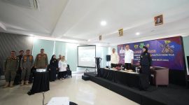 Sosialisasi peningkatan kapasitas anggota Satpol PP dan Damkar Kota Sukabumi dalam upaya pemberantasan rokok ilegal, yang digelar di salah satu hotel, di Jalan Bhayangkara, Rabu (6/5). (Istimewa)