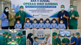 RSUD R Syamsudin SH menggelar bakti sosial operasi bibir sumbing gratis dalam rangka memperingati Harkitnas 2026 sekaligus memeriahkan HUT ke-112 Kota Sukabumi. (Istimewa)