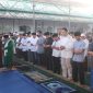 Petugas serta warga binaan Lapas Kelas IIB Sukabumi saat melaksanakan Salat Iduladha 1447 Hijriah, Rabu (27/5). (Foto: Humas Lapas Sukabumi)