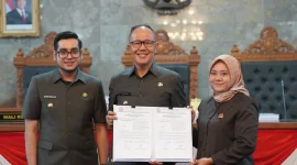 Rapat paripurna dengan agenda penyampaian hasil reses anggota DPRD digelar Kamis (30/4). (Istimewa)