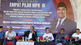 Anggota DPR RI Fraksi Partai Demokrat Dapil IV Jawa Barat Kota dan Kabupaten Sukabumi, Iman Adinugraha, saat kembali menggelar Sosialisasi Empat Pilar MPR RI