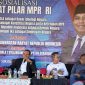 Anggota DPR RI Fraksi Partai Demokrat Dapil IV Jawa Barat Kota dan Kabupaten Sukabumi, Iman Adinugraha, saat kembali menggelar Sosialisasi Empat Pilar MPR RI