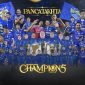 Persib Bandung menasbihkan diri sebagai klub pertama di Indonesia yang mampu menjuarai kompetisi kasta tertinggi nasional tiga kali beruntun. (Dok. Persib)
