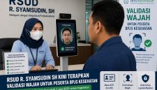 Ilustrasi validasi wajah untuk peserta BPJS Kesehatan yang kini sudah diterapkan RSUD R. Syamsudin SH. (Foto: Istimewa)