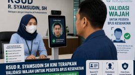 Ilustrasi validasi wajah untuk peserta BPJS Kesehatan yang kini sudah diterapkan RSUD R. Syamsudin SH. (Foto: Istimewa)