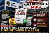 Ilustrasi kasus dugaan korupsi MBG. (Foto: Istimewa)