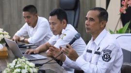 Kepala Bappeda Kota Sukabumi, Hasan Asari, mengikuti kegiatan persiapan desk tematik ProSN sebagai langkah awal menghadapi Rakortekrenbang Provinsi Jawa Barat Tahun 2026. (Foto: Istimewa)