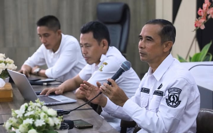 Kepala Bappeda Kota Sukabumi, Hasan Asari, mengikuti kegiatan persiapan desk tematik ProSN sebagai langkah awal menghadapi Rakortekrenbang Provinsi Jawa Barat Tahun 2026. (Foto: Istimewa)