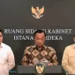 Menteri Sekretaris Negara, Prasetyo Hadi, saat memimpin konpers terkait evaluasi program MBG. ( Foto: Istimewa)