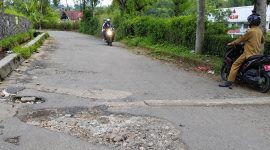 Ruas Jalan Prana, Kelurahan/Kecamatan Cikole, Kota Sukabumi. (Foto: Istimewa)