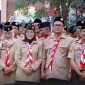 Kepala Dinkes Kota Sukabumi, Ida Halimah, menghadiri pelantikan pengurus baru Pramuka Kota Sukabumi yang berlangsung di Kompleks Pendidikan Praditya Adighuna Globa School, Rabu (15/7). (Foto: Istimewa)
