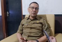 Ketua Panitia Seleksi yang juga menjabat Asisten Perekonomian dan Pembangunan Setda Kota Sukabumi, Andri Firmansyah, saat diwawancarai awak media, Selasa (4/8). (Foto: Boy)